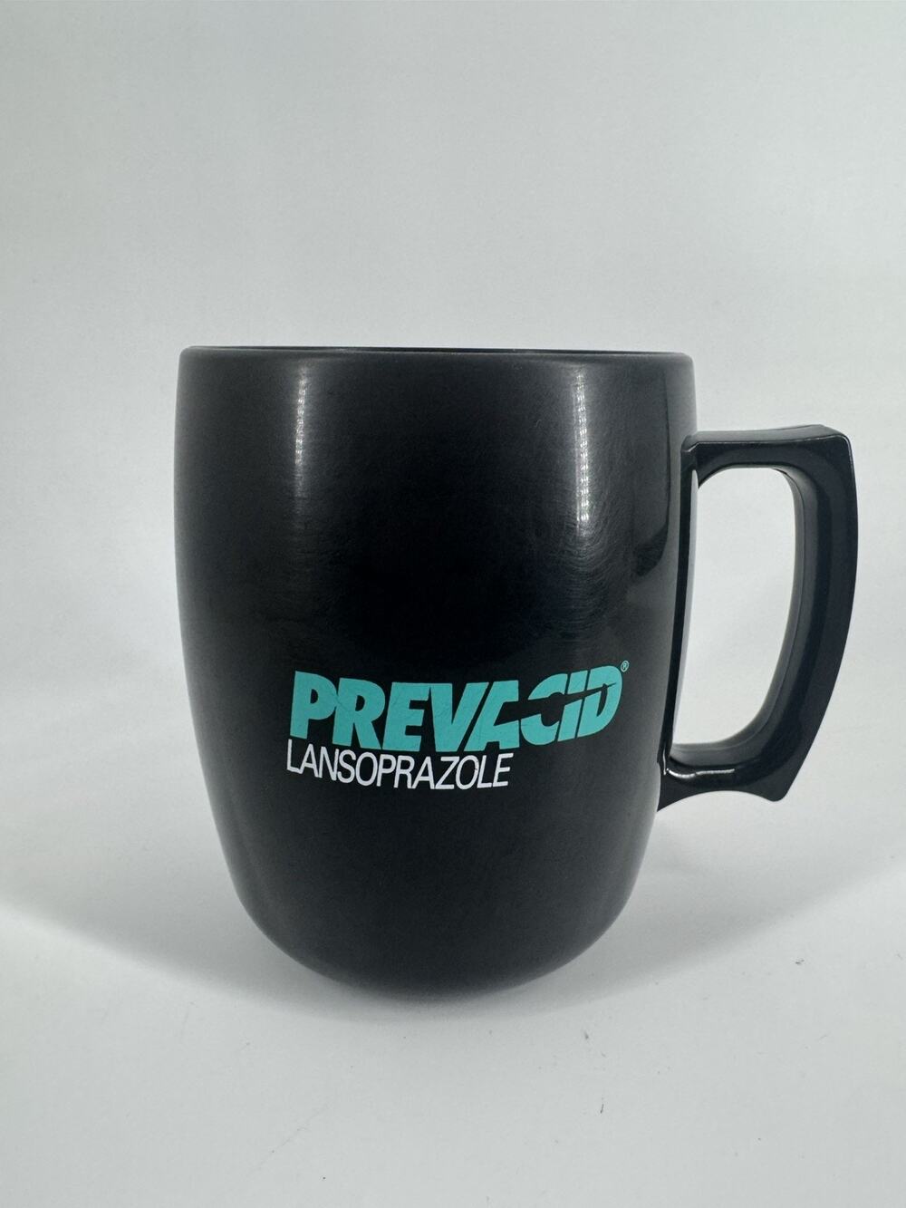 Prevacid Black Plastic Mug Cup Pharmaceutical Drug Rep Merch